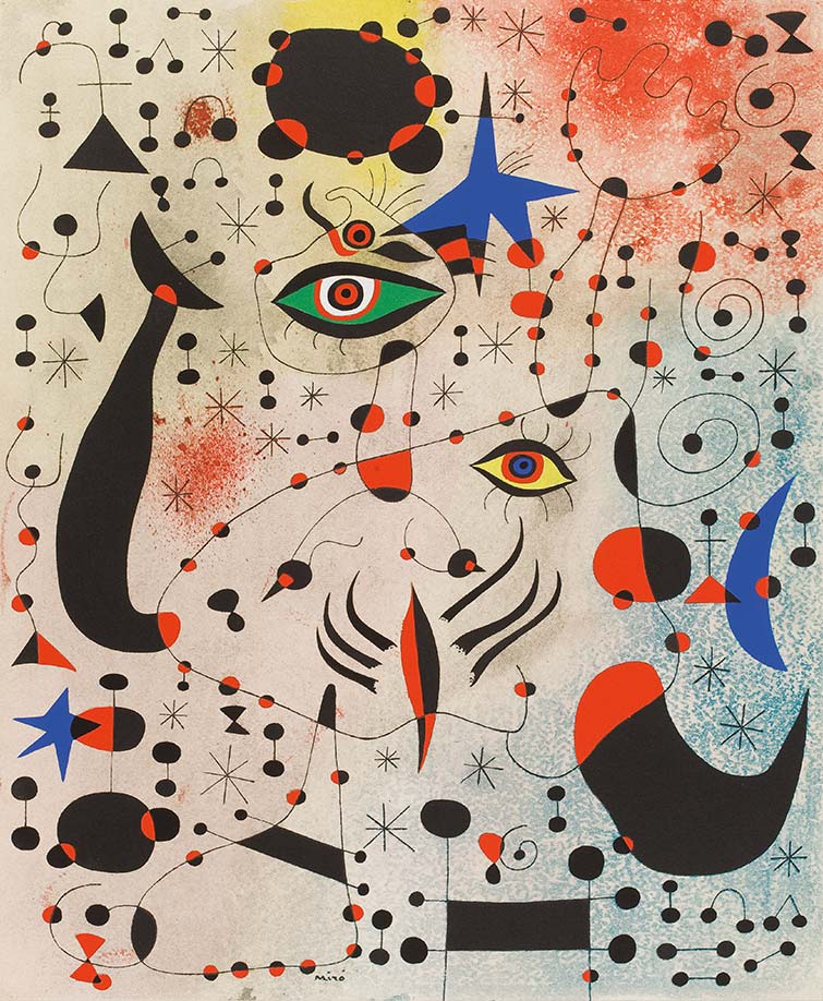 Joan Miro Portrait Art Game