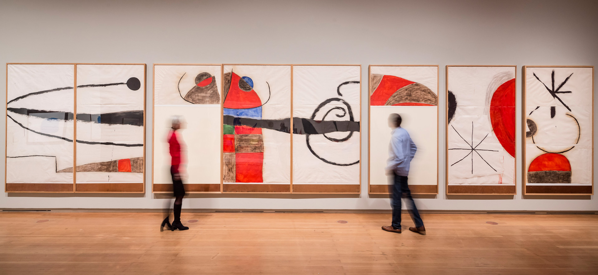 Joan Miró, Ausstellungsansicht © Schirn Kunsthalle Frankfurt, 2016, Foto: Norbert Miguletz