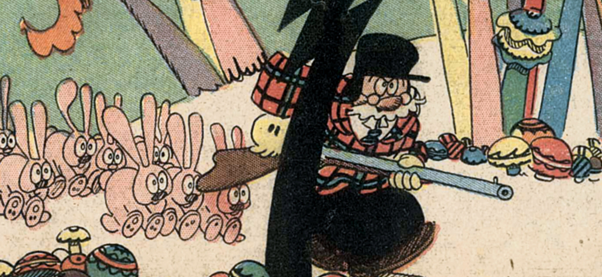 Cliff Sterrett, Polly and Her Pals, Detail, 6. März 1927, Privatsammlung