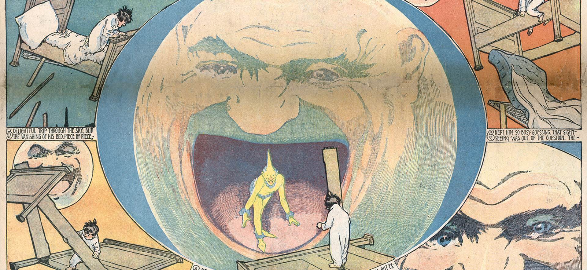 Winsor McCay, Little Nemo in Slumberland, The New York Herald, 3. Dezember 1905, Detail