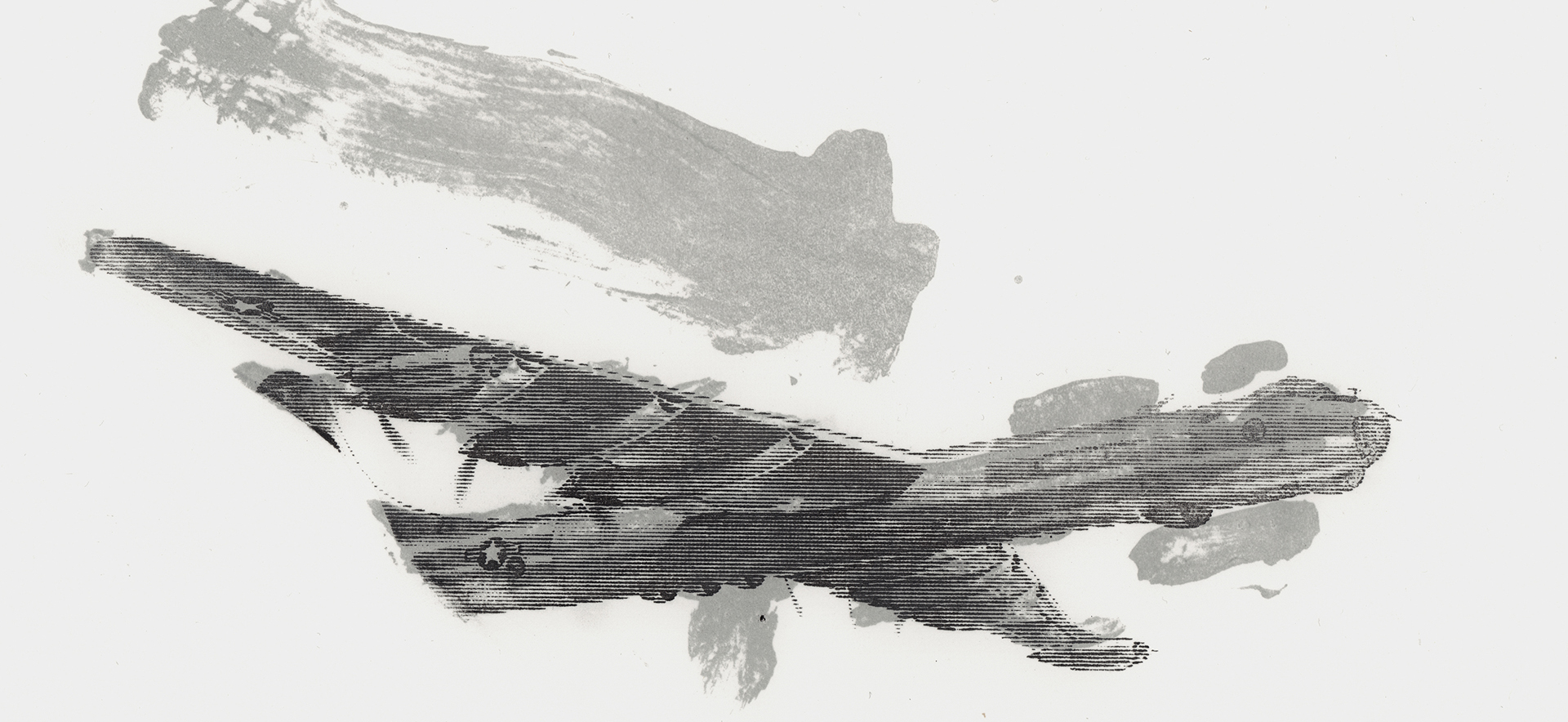 Dominik Gussmann, Convair-B36 Peacemaker", Lithografie, 2015