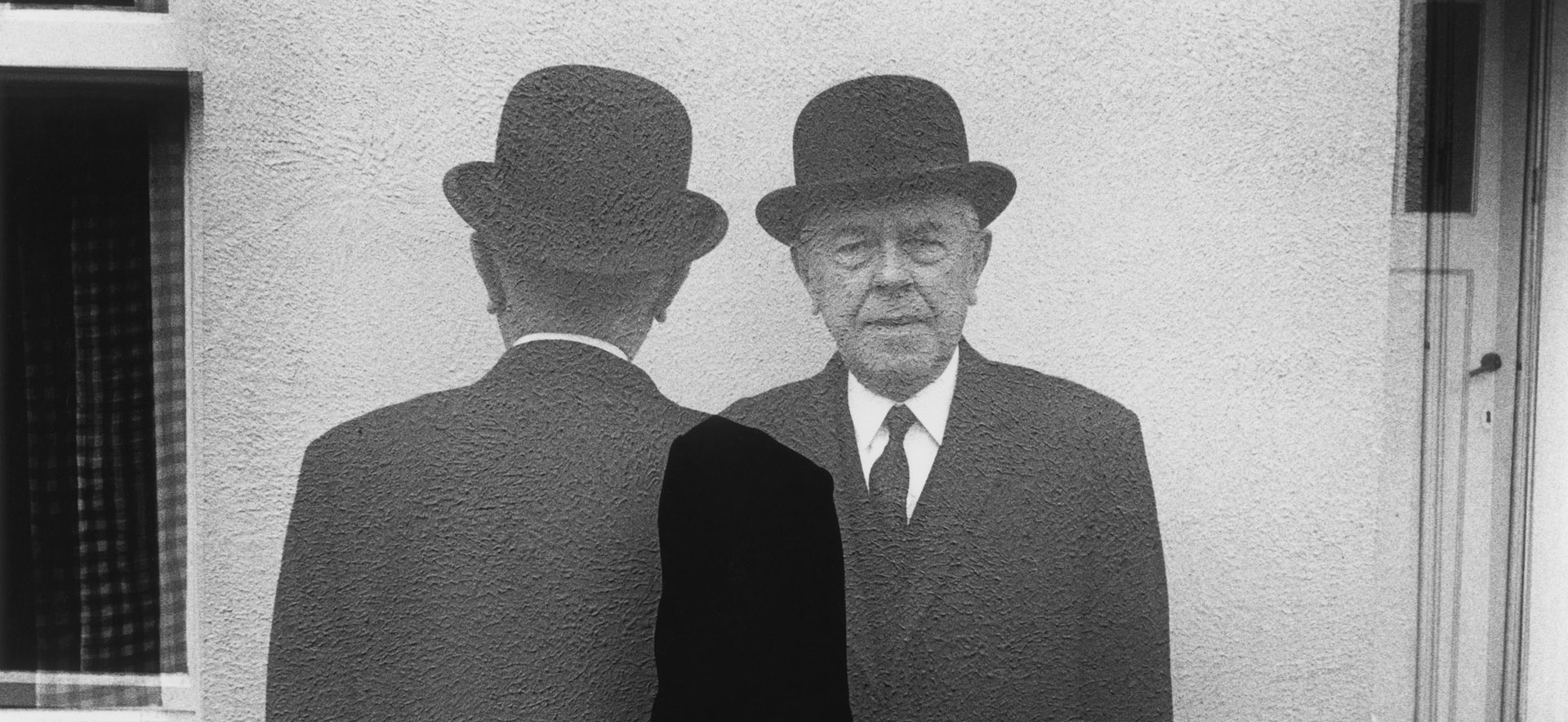 Duane Michals, Magritte (Coming and Going)[detail], 1965 © Duane Michals, Courtesy of DC Moore Gallery, New York