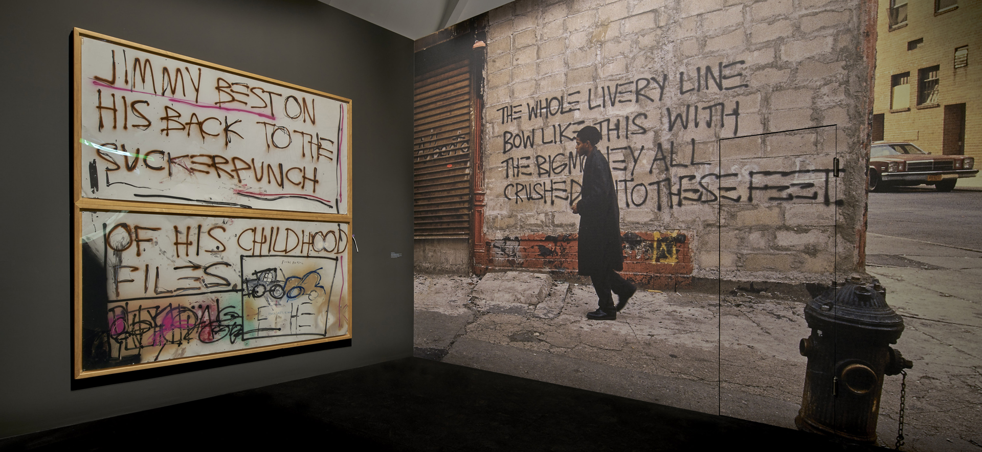 Exhibition view © Schirn Kunsthalle Frankfurt, 2018, Photo: Norbert Miguletz, Artworks © VG Bild-Kunst Bonn, 2018 & The Estate of Jean-Michel Basquiat, Licensed by Artestar, New York.