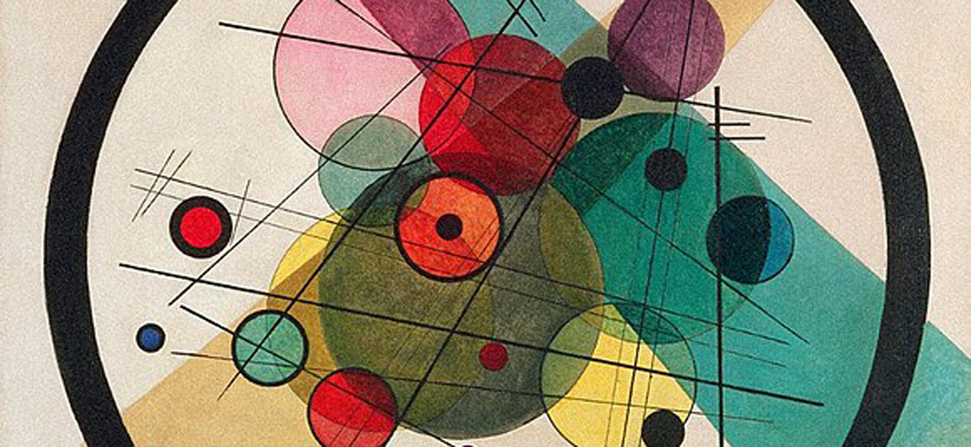 Wassily Kandinsky, Circles in a Circle, 1923, Image via WikiCommons