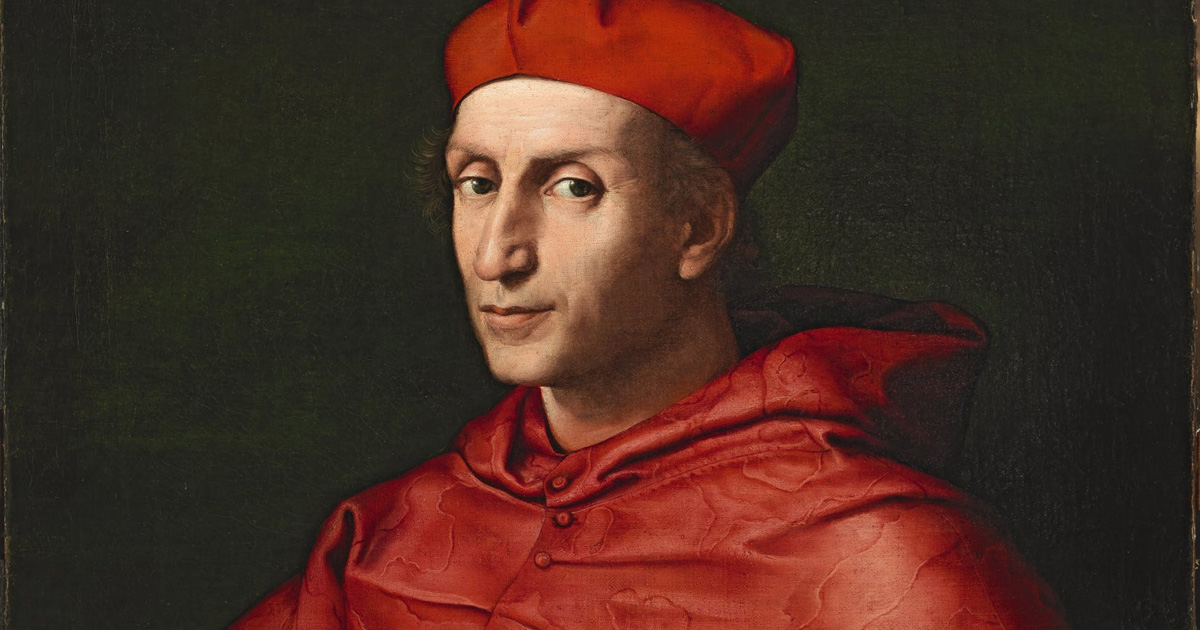 Raffael, Retrato del cardenal Bibbiena, ca. 1516