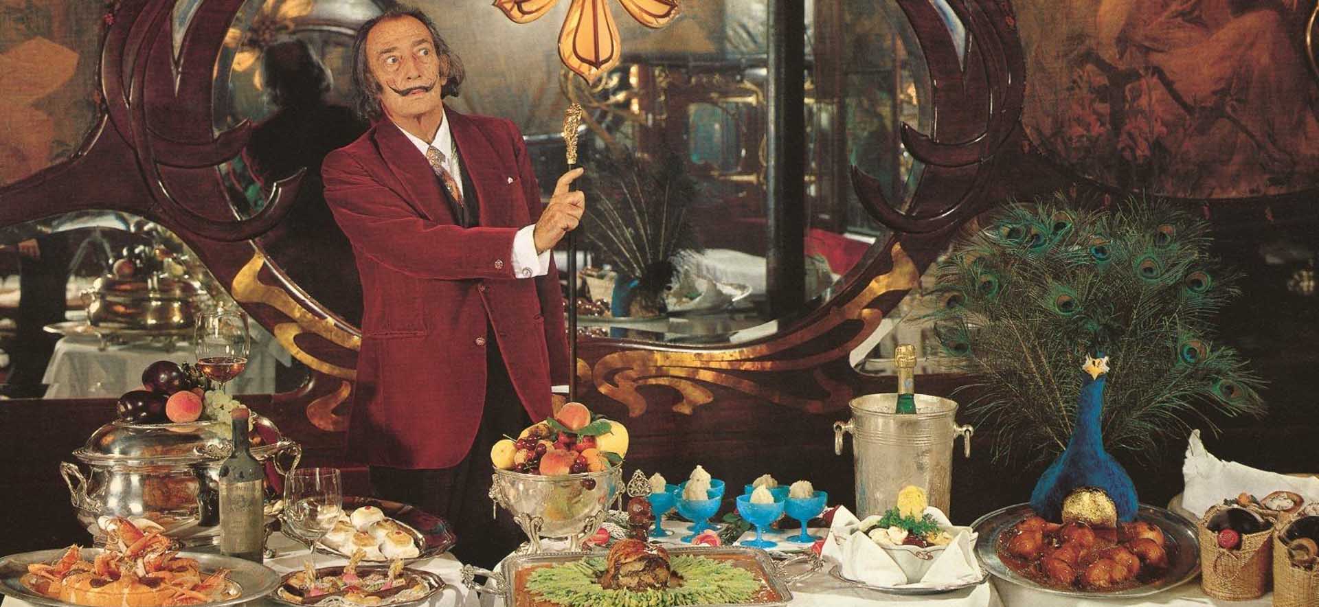 Detail: Abbildung aus Salvador Dalís „Les Diners de Gala" 1973  © Fundació Gala - Salvador Dalí