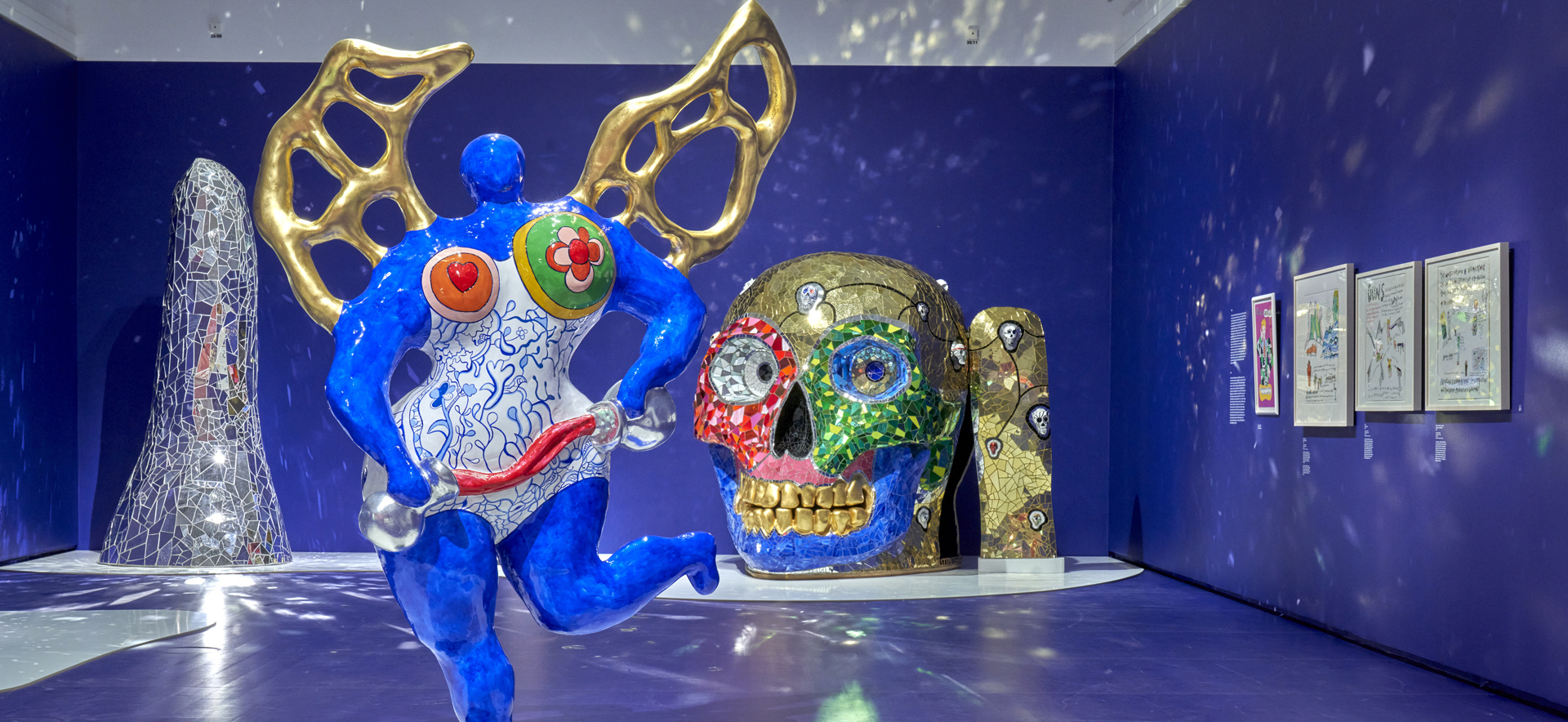 Detail: Niki de Saint Phalle, Ausstellungsansicht, © Schirn Kunsthalle Frankfurt 2023, Foto: Norbert Miguletz